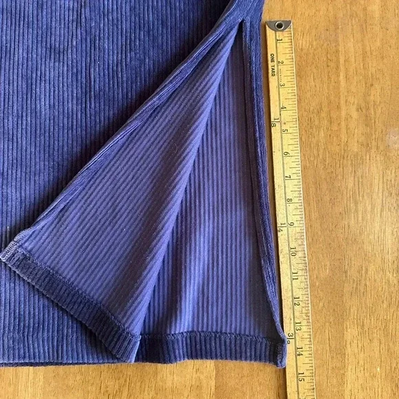 Free People Helen Ribbed Tube Midi Skirt—Purple—Size Small - Picture 4 of 8